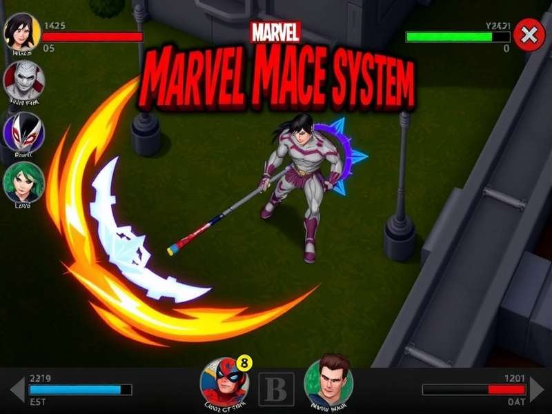 Intense Combat in Marvel Mace Fury Marvel Mace Fury Combat System
